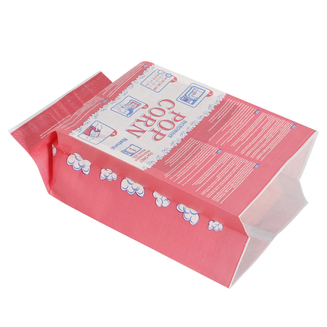Factory Price Custom Printed Microwave Paper Popcorn Bag Packaging