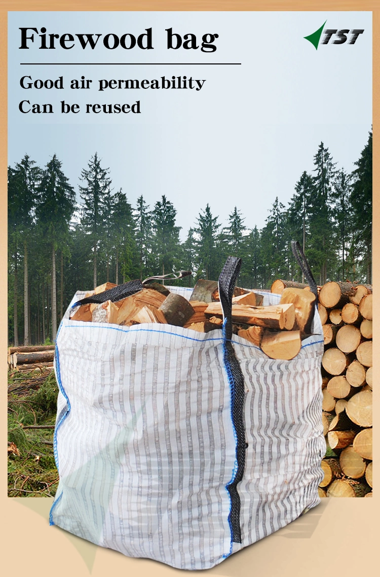 1000kgs 1500kgs Firewood Tote Bags/Firewood Bags FIBC