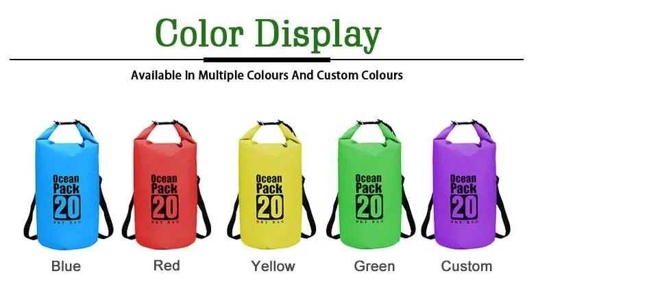 Wholesale Outdoor Dry Bags Green Bag, Jumbo Sized Dual Shoulder Strap Bag