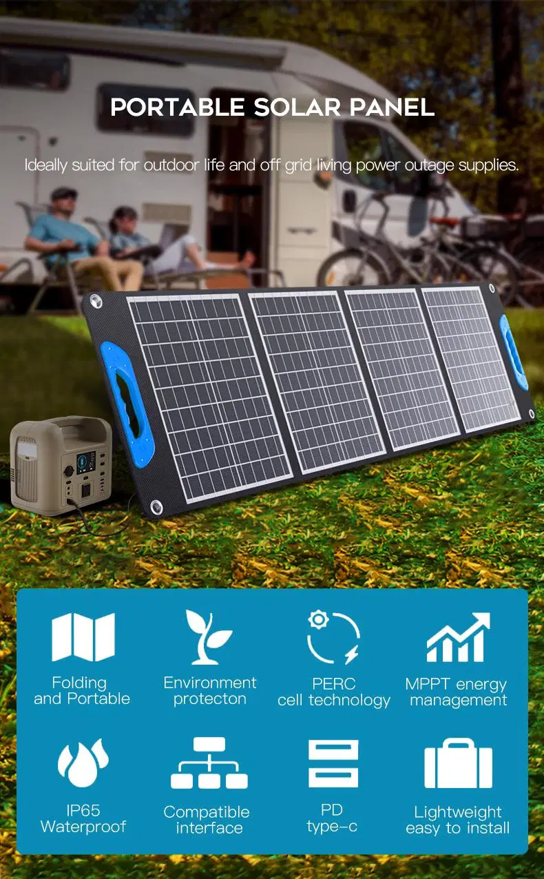 Whaylan Hot 10W Car Battery Charger Portable Foldable Flexible Solar Panel Bags with 12V/5V DC Output Battery Clips