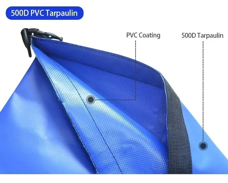 Wholesale Outdoor Dry Bags Green Bag, Jumbo Sized Dual Shoulder Strap Bag