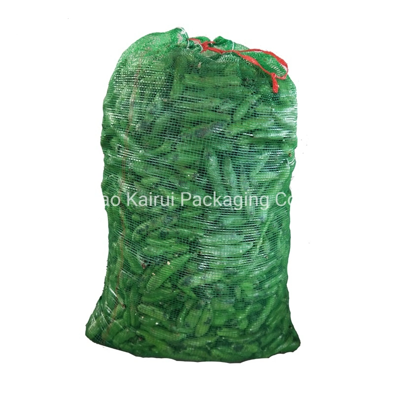 Reusable Produce Drawstring PP Circular Mesh Bag