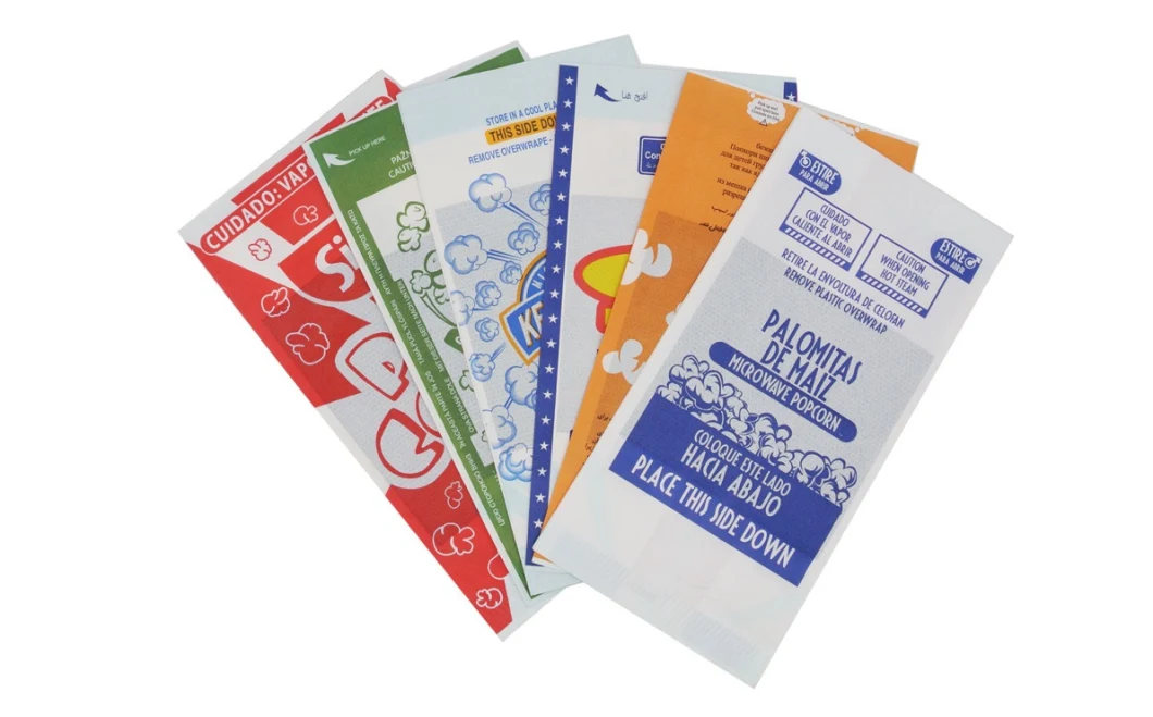 Factory Price Custom Printed Microwave Paper Popcorn Bag Packaging