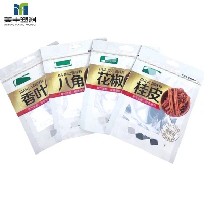Customized Printing Crystal Sugar Rock Sugar Salt Condiment Three Side Seal Packaging Bags Rich in Nutrients and Minerals to Improve Your Health with Window