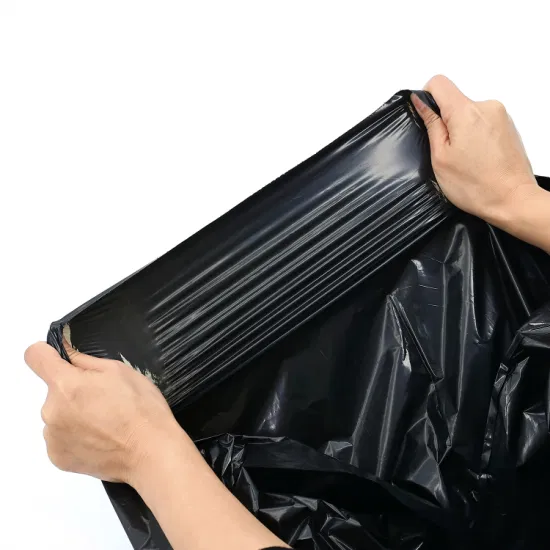 Black Trash Bag and Liner, Strong Heavy Duty HDPE/LDPE Big Garbage Bag