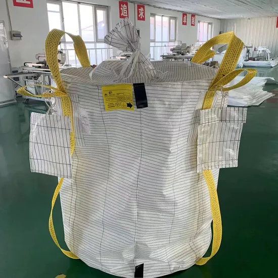 1 Ton Jumbo /Big /FIBC /Bulk /1000kg /1500kg /2000kg /Baffle Q/ Conductive Big/ Anti Static/Plastic Super Bag