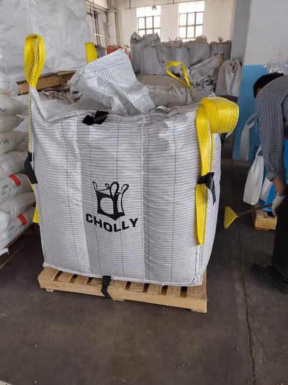 Type D FIBC Crohmiq Blue / White for Chemical Powder Transportation